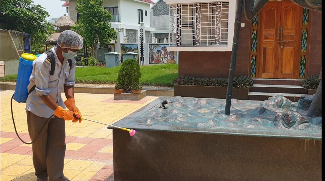 Отель Panthashala Santiniketan Sri Niketan Экстерьер фото